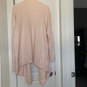 Pink lululemon waterfall open cardigan